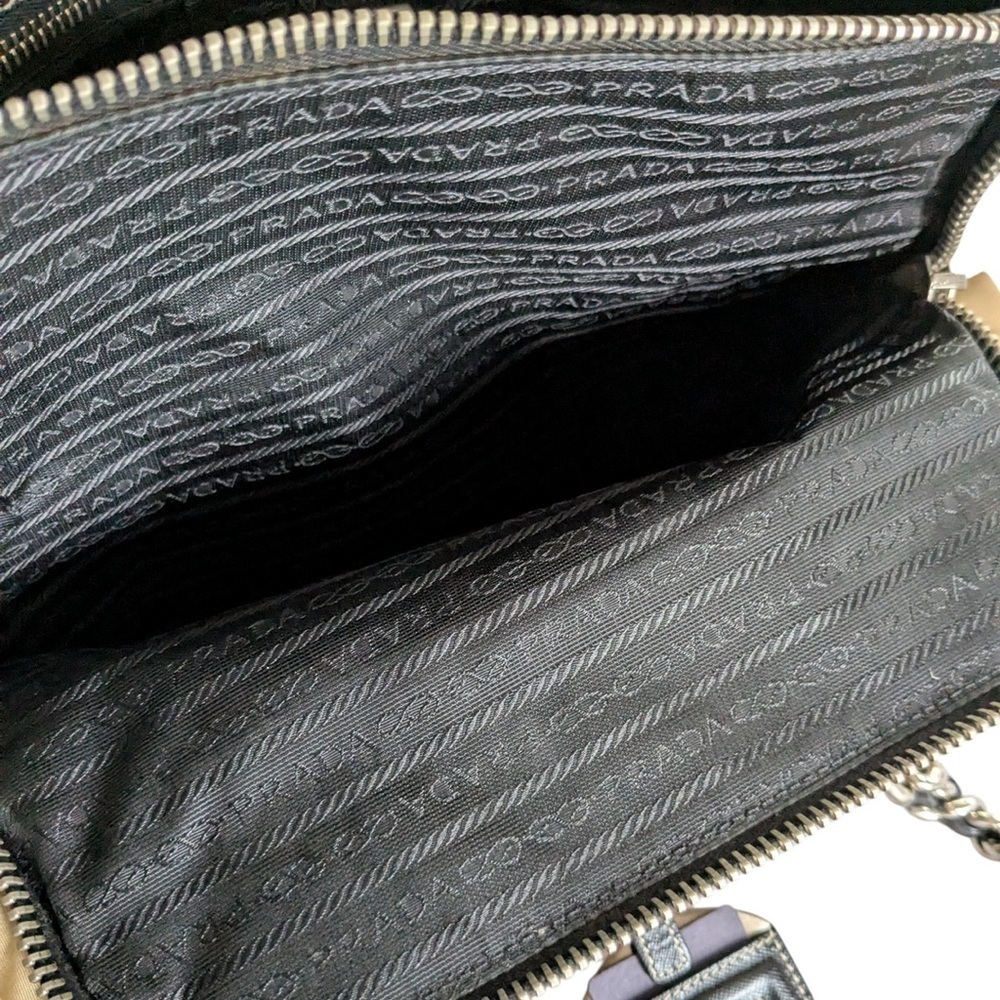 PRADA —Tessuto chain shoulder bag - Picture 8 of 16